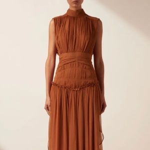 Shona Joy - Noemi sleeveless open back midi dress